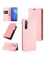 Realme 6 Super Soft Leather Flip Cover Phone Case Dual Invisible Magnets Snap