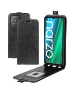 Realme Narzo 50A Leather Flip Phone Case Flip Cover Vertical Open Wallet Case