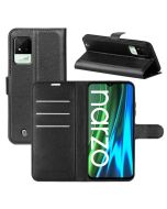 Realme Narzo 50i Phone Case Wallet Flip Cover Folio Leather Case Stand Display Card Pocket