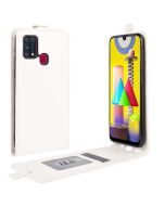 Samsung Galaxy M31 Leather Flip Phone Case Flip Cover Vertical Open Wallet Case