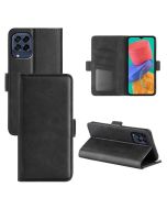 Samsung Galaxy M33 5G Flip Cover Leather Wallet Case with Dual Magnetic Closure