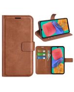 Samsung Galaxy M33 5G Flip Cover Leather Wallet Case with Rectangle Magnetic Snap