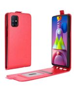 Samsung Galaxy M51 Leather Flip Phone Case Flip Cover Vertical Open Wallet Case
