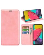 Samsung Galaxy M53 5G Super Soft Leather Flip Cover Phone Case Dual Invisible Magnets Snap