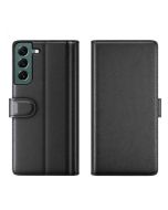 Samsung Galaxy S23 Plus (Galaxy S23+) Phone Case Wallet Flip Cover Folio Genuine Leather Case Stand Display Card Pocket