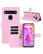 TCL 10L Phone Case Wallet Flip Cover Folio Leather Case Stand Display Card Pocket