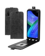 TCL 20 R 5G Leather Flip Phone Case Flip Cover Vertical Open Wallet Case