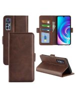 TCL 30 Plus | TCL 30 Flip Cover Leather Wallet Case with Dual Magnetic Closure