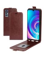 TCL 30 Plus | TCL 30 Leather Flip Phone Case Flip Cover Vertical Open Wallet Case
