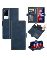 vivo iQOO 8 Pro Flip Cover Leather Wallet Case with Dual Magnetic Closure