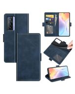 vivo X70 Flip Cover Leather Wallet Case with Dual Magnetic Closure
