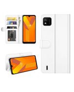 Wiko Y62 Flip Folio Leather Wallet Case with ID and Credit Card Pockets