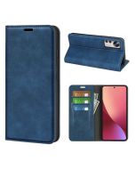 Xiaomi 12 Lite Super Soft Leather Flip Cover Phone Case Dual Invisible Magnets Snap