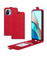 Xiaomi Mi 11 Lite Leather Flip Phone Case Flip Cover Vertical Open Wallet Case