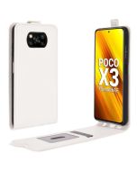 Xiaomi Poco X3 Leather Flip Phone Case Flip Cover Vertical Open Wallet Case