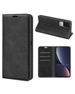 Xiaomi Redmi K50 Super Soft Leather Flip Cover Phone Case Dual Invisible Magnets Snap