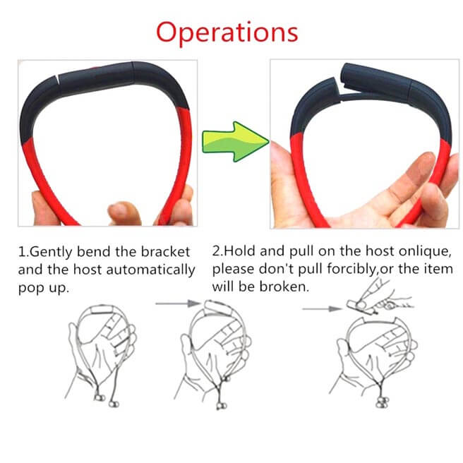 Waterproof Sport Headset MP3 Player FM Radio Swimming Surfing Diving Cool