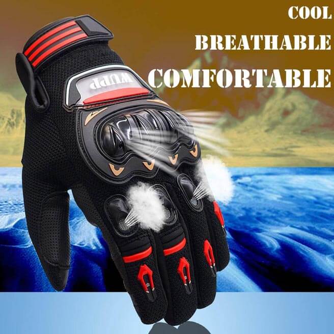 Bike Full Finger Summer Gloves Touch Screen Unisex Riding