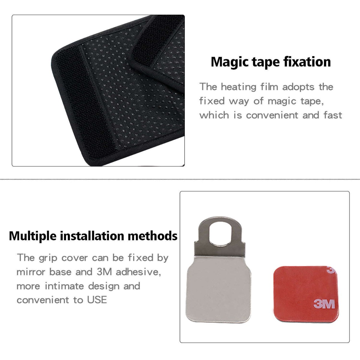 Anti-Slip and Waterproof Grips Warmer Kit Intelligent Control Heater Kit with Fuse