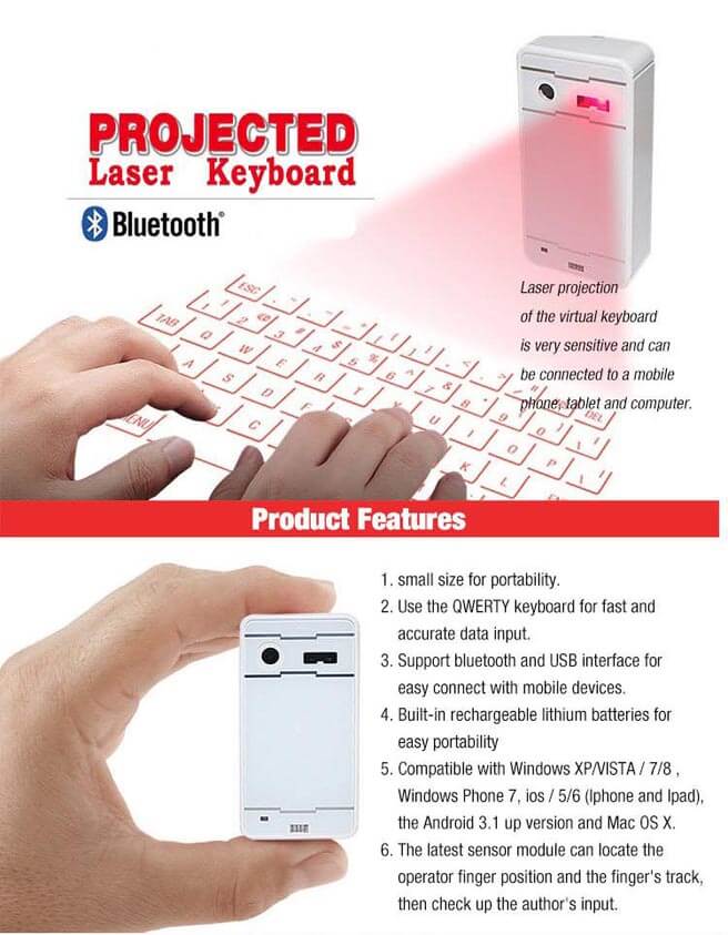 Latest Laser projection virtual keyboard wireless virtual laser keyboard Latest Laser projection virtual keyboard wireless virtual laser keyboard